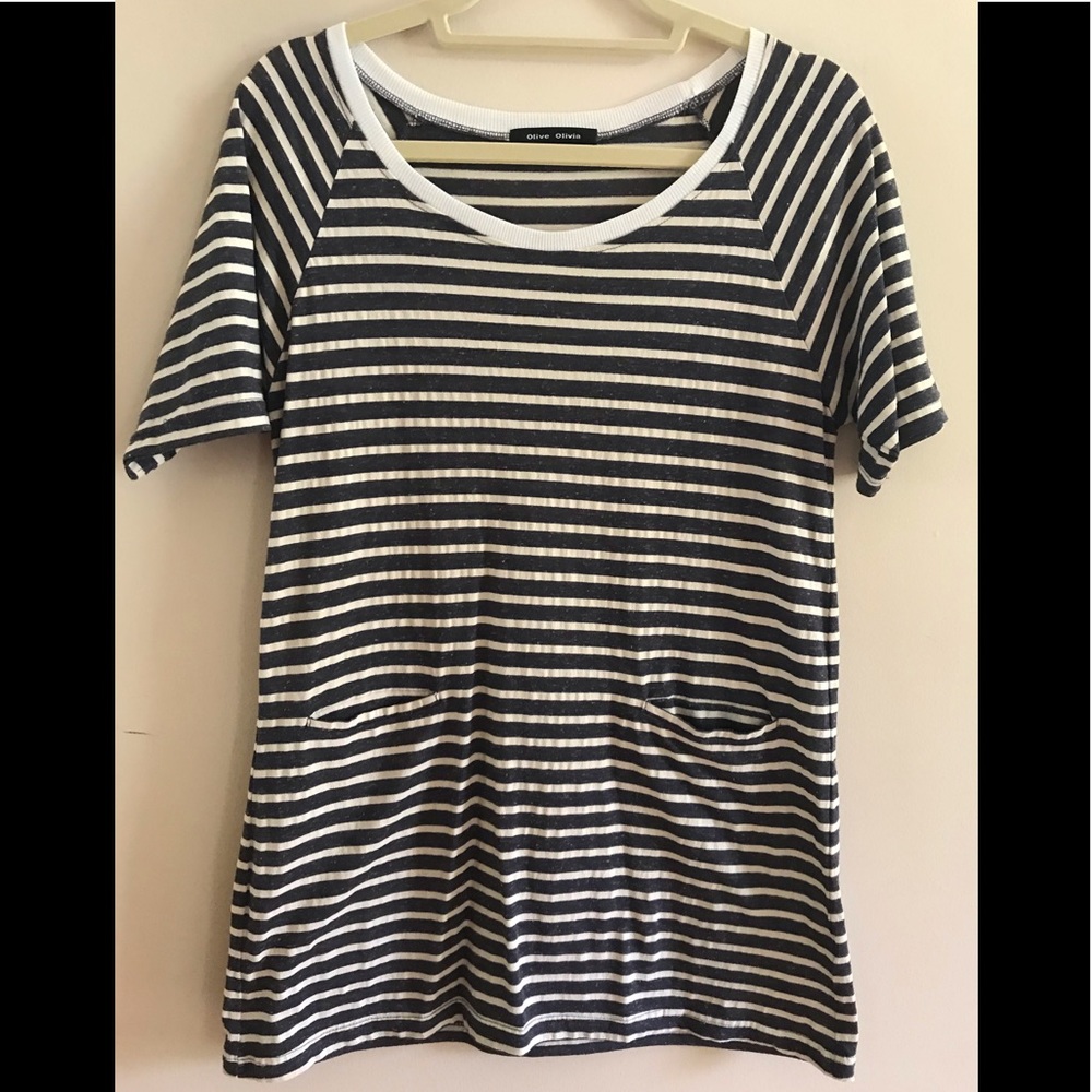 Olive Olivia Purple/Cream Shirt